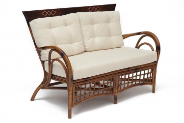 Диван Tetchair Secret De Maison Kavanto натуральный ротанг, 1307490 см, коричневый античный / Brown Antique