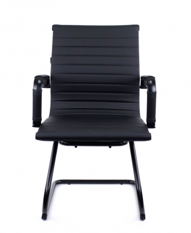 Кресло для персонала Everprof Everprof Leo Black CF Экокожа Черный