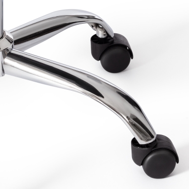 Офисное кресло Tetchair TULIP mod.106-1 металл/пластик/PU, 58 x 47 x 97см, Black черный / Chrome хром