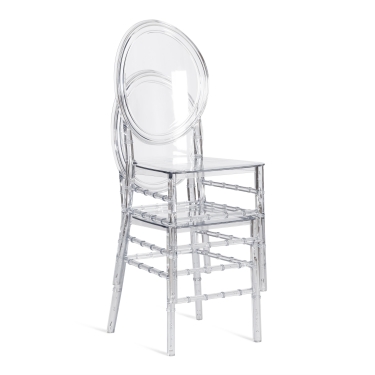 Стул Tetchair MEDALION mod. 921 пластик, 39 х 49 х 90,5 см, Transparent Прозрачный