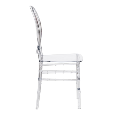 Стул Tetchair MEDALION mod. 921 пластик, 39 х 49 х 90,5 см, Transparent Прозрачный