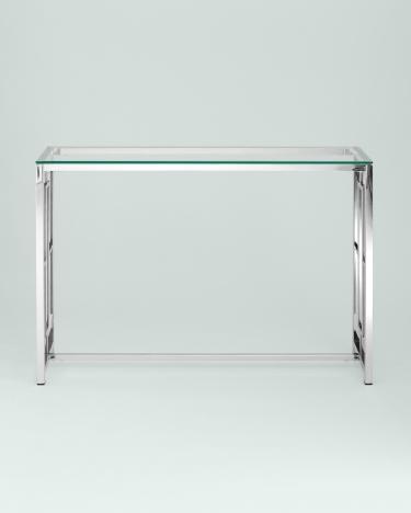 Консоль Stool Group БРУКЛИН 115x30 Серебро