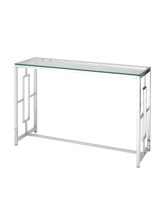 Консоль Stool Group БРУКЛИН 120x40 Серебро
