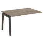 Проходной наборный элемент переговорного стола Рива ONIX WOOD OW.NPRG-3 Тиквуд Темный/Темный