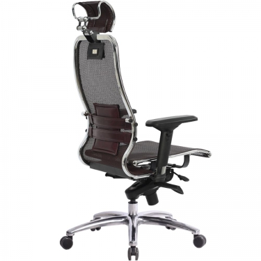 Кресло руководителя Метта Samurai S-3.04 Темно-бордовое
