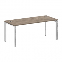 Стол рабочий руководителя на П-образном м/к Рива ONIX DIRECT LUX M-O.MP-SRR-5.8 Тиквуд темный