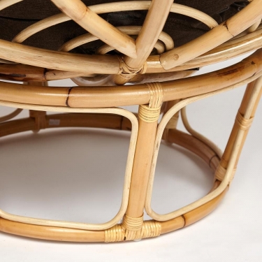 Кресло Tetchair PAPASAN ECO/ПАПАСАН ЭКО P115-1/SP STD /без подушки/ 115x101x92 см, Natural натуральный