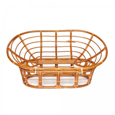 Кресло Tetchair MAMASAN/МАМАСАН 23/02 W /без подушки/ 169х102х80 см, Cognac коньяк