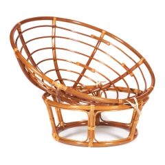 Кресло Tetchair PAPASAN/ПАПАСАН 23/01 W /без подушки/ 115х101х104 см, Cognac коньяк