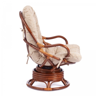 Кресло вращающееся Tetchair FLORES 5005 /без подушки/ Pecan орех
