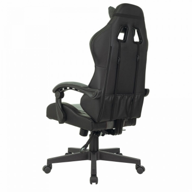 Кресло компьютерное BRABIX BRABIX Striker GM-121 экокожа/велюр Черное/серое