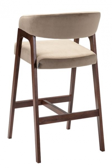 Кресло барное R-home Baxter Б Beige/Темный орех