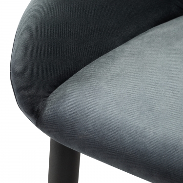 Стул R-home Kent бар Diag grey/черный
