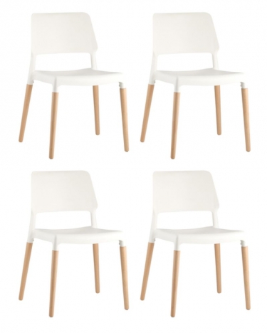 Стул Stool Group BISTRO белый 4 шт.