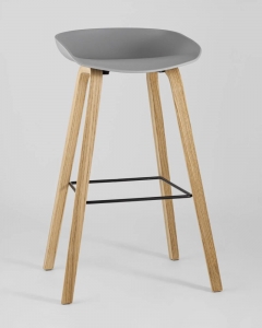 Стул барный Stool Group LIBRA СЕРЫЙ 2 шт