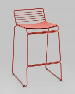 Стул Stool Group Danny полубарный бордовый с подушкой