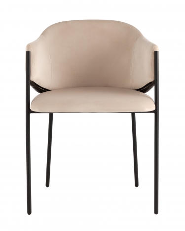 Стул Stool Group Brace велюр Молочный