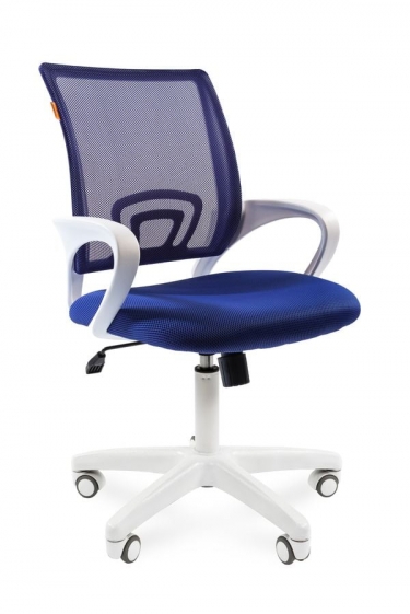 Кресло оператора Chairman Chairman 696 white TW-10 Синее