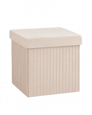 Пуф складной с ящиком Stool Group Store Square Бежевый
