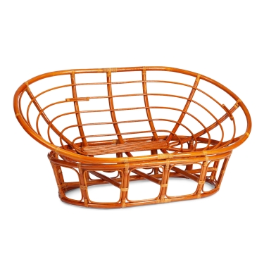 Диван Tetchair MAMASAN/МАМАСАН 23/02 W /с подушкой/ подушка 182х119 см, 169х102х80 см, Honey мед, флок, олива, 23