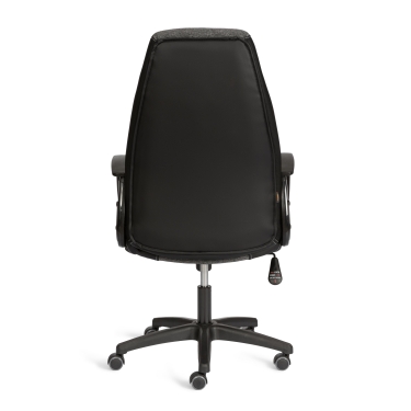 Кресло Tetchair INTER 24 кож/зам/ткань, черный/серый, 36-6/207/TW-12/TW-11