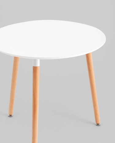 Стол круглый Stool Group EAMES DST NEW D80 белый