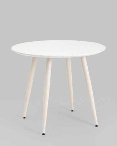 Стол обеденный Stool Group Nymphaea D90 терраццо