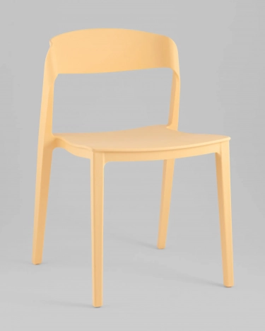Стул Stool Group Moris пластик бледно-желтый