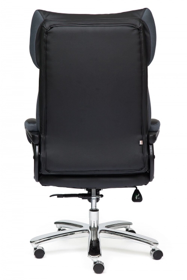 Компьютерное кресло Tetchair Grand Черный/Серый нат. кожа