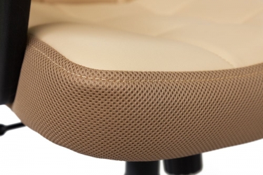 Кресло офисное Tetchair TRENDY Бежевый-Бронзовый
