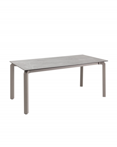 Стол обеденный Stool Group Varden раскладной 180-240х90 см керамика серый