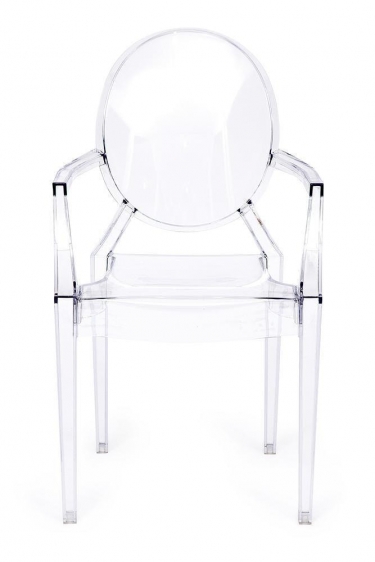 Стул Tetchair MEDALION mod. 922 пластик, 56,553,292,5см, бесцветный