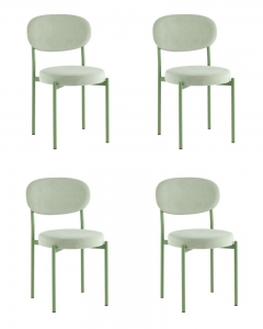 Стул Stool Group Бриф SN велюр оливковый каркас муар 4 шт