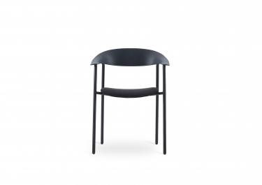 Стул Stool Group Eila с подушкой пластик черный
