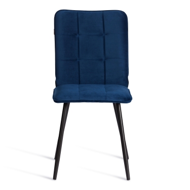 Стул обеденный Tetchair Bari LT, велюр, Blue синий, 41х55х89 см