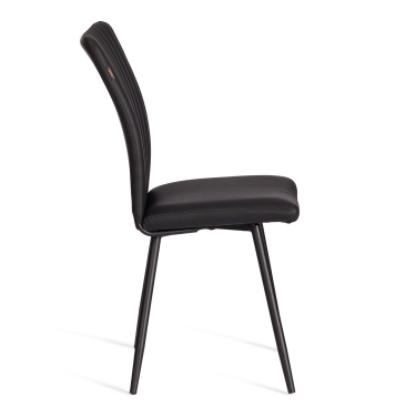 Стул обеденный Tetchair Monte Carlo TREND, экокожа, черная, 49х51х93 см