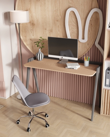 Стул офисный Stool Group BLOK SN пластиковый серый