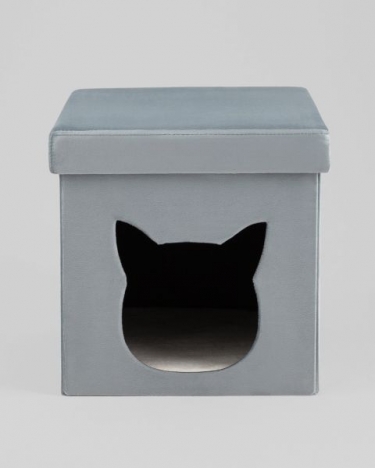 Пуф складной с ящиком Stool Group Store Pet бирюзовый