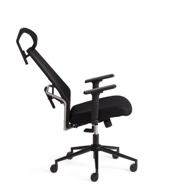 Кресло Tetchair Matrix grey ткань, черный