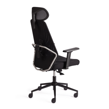 Кресло Tetchair Matrix grey ткань, черный