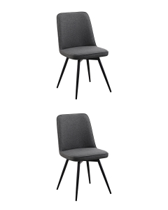 Стул Stool Group Flatt вращающийся темно-серый 2 шт.