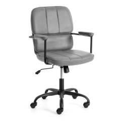 Кресло Tetchair ALPHA иск. замша, Grey Cерый