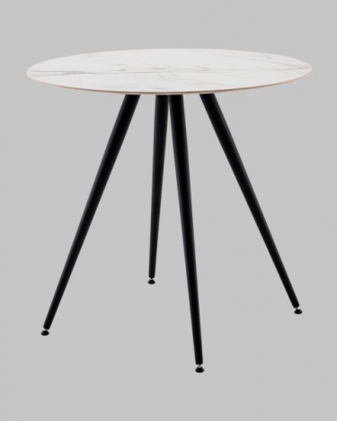 Стол Stool Group Ники круглый столешница керамика Ice Jade 800