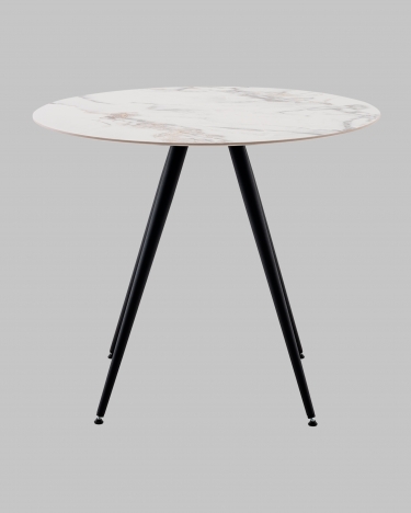 Стол Stool Group Ники круглый столешница керамика Ice Jade 900