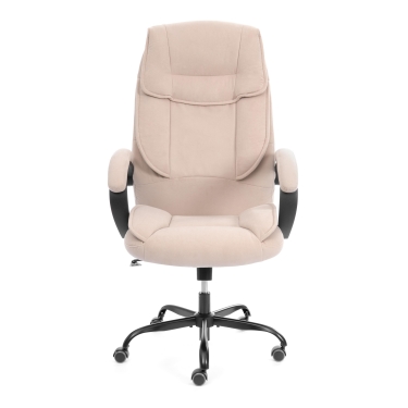 Кресло руководителя Tetchair OREON metalBL велюр, бежевый, 7