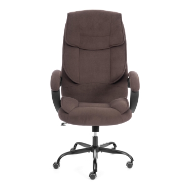 Кресло руководителя Tetchair OREON metalBL велюр, коричневый, 6