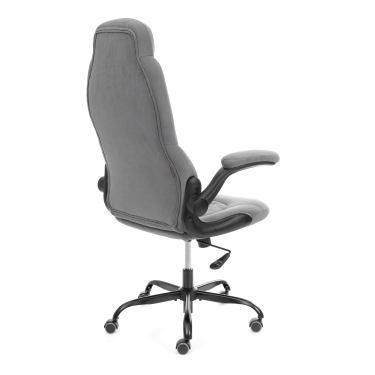 Кресло геймерское Tetchair BAZUKA metalBL велюр, серый, 29