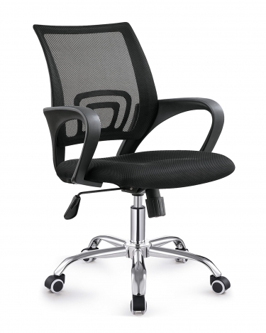 Кресло офисное Stool Group TopChairs Simple New черный спинка сетка