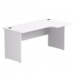 Стол эргономичный с опорами ЛДСП Everprof Everprof EVO 254S114 правый Белый
