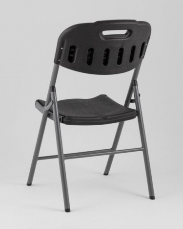 Стул складной Stool Group банкетный черный пластиковый